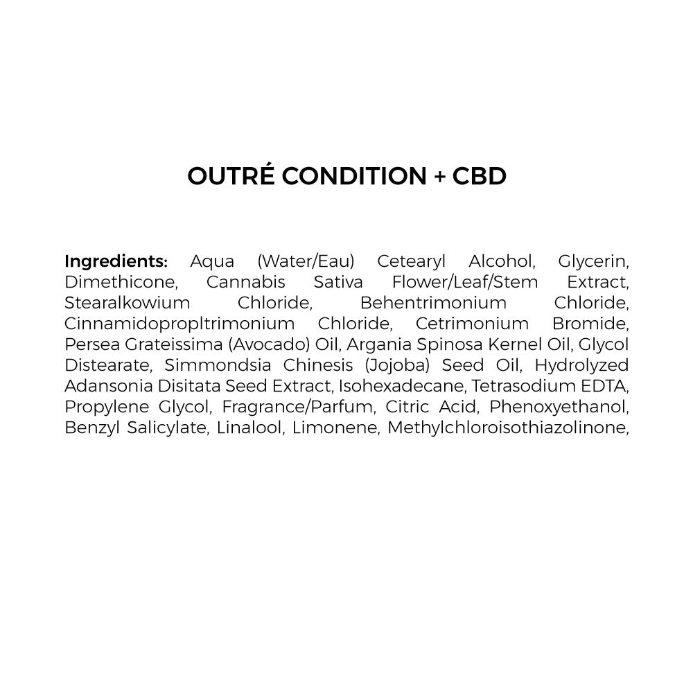 cbd conditioner ingredients list