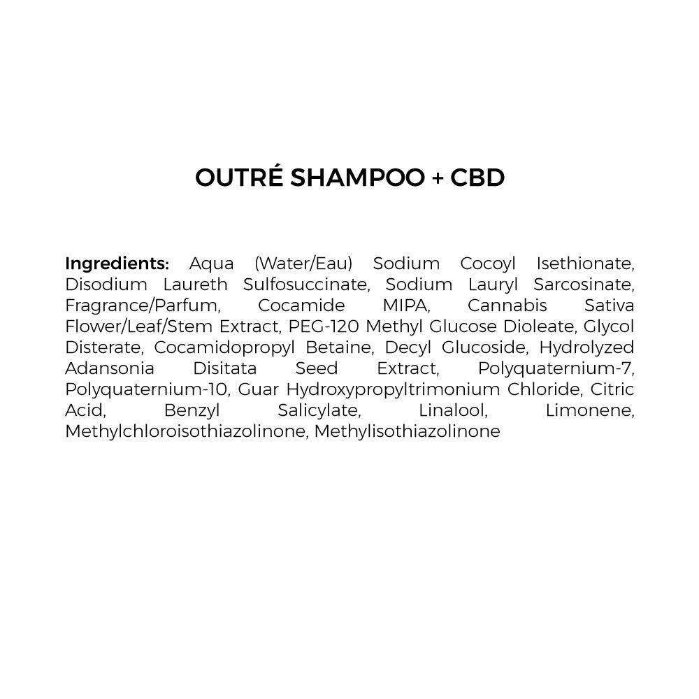 cbd shampoo ingredients list